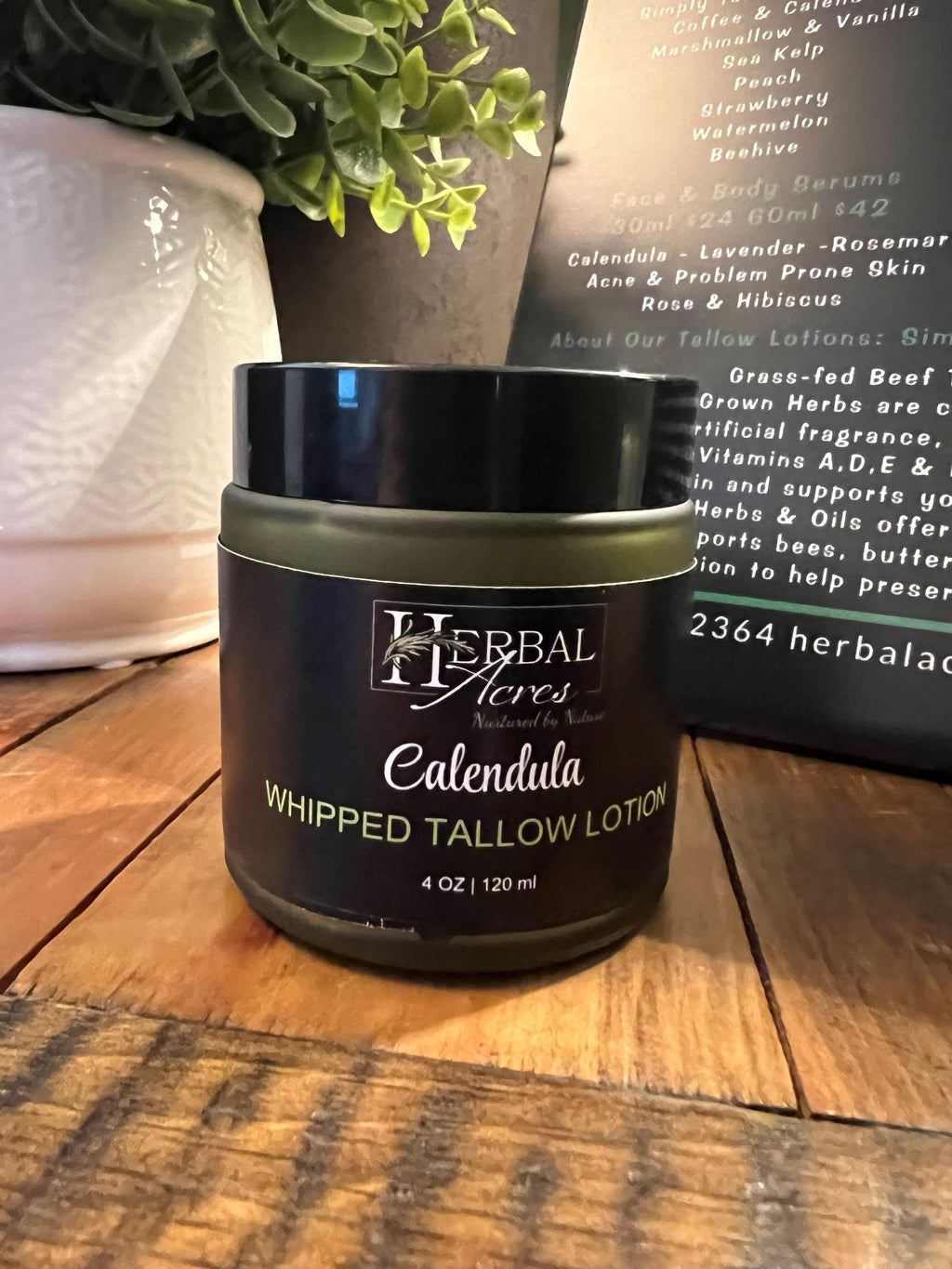 Calendula Whipped Tallow 4 oz Face & Body