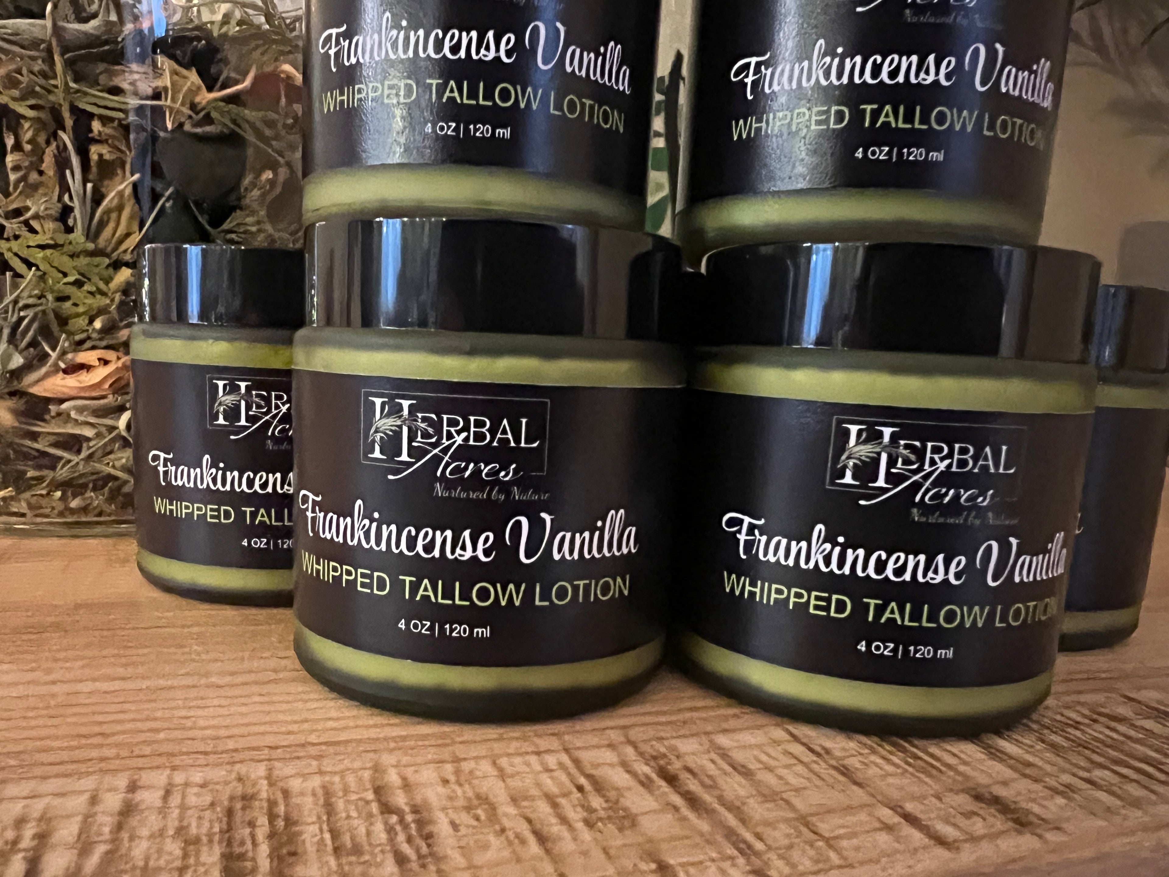 Frankincense Vanilla Whipped Tallow 4 oz Face & Body
