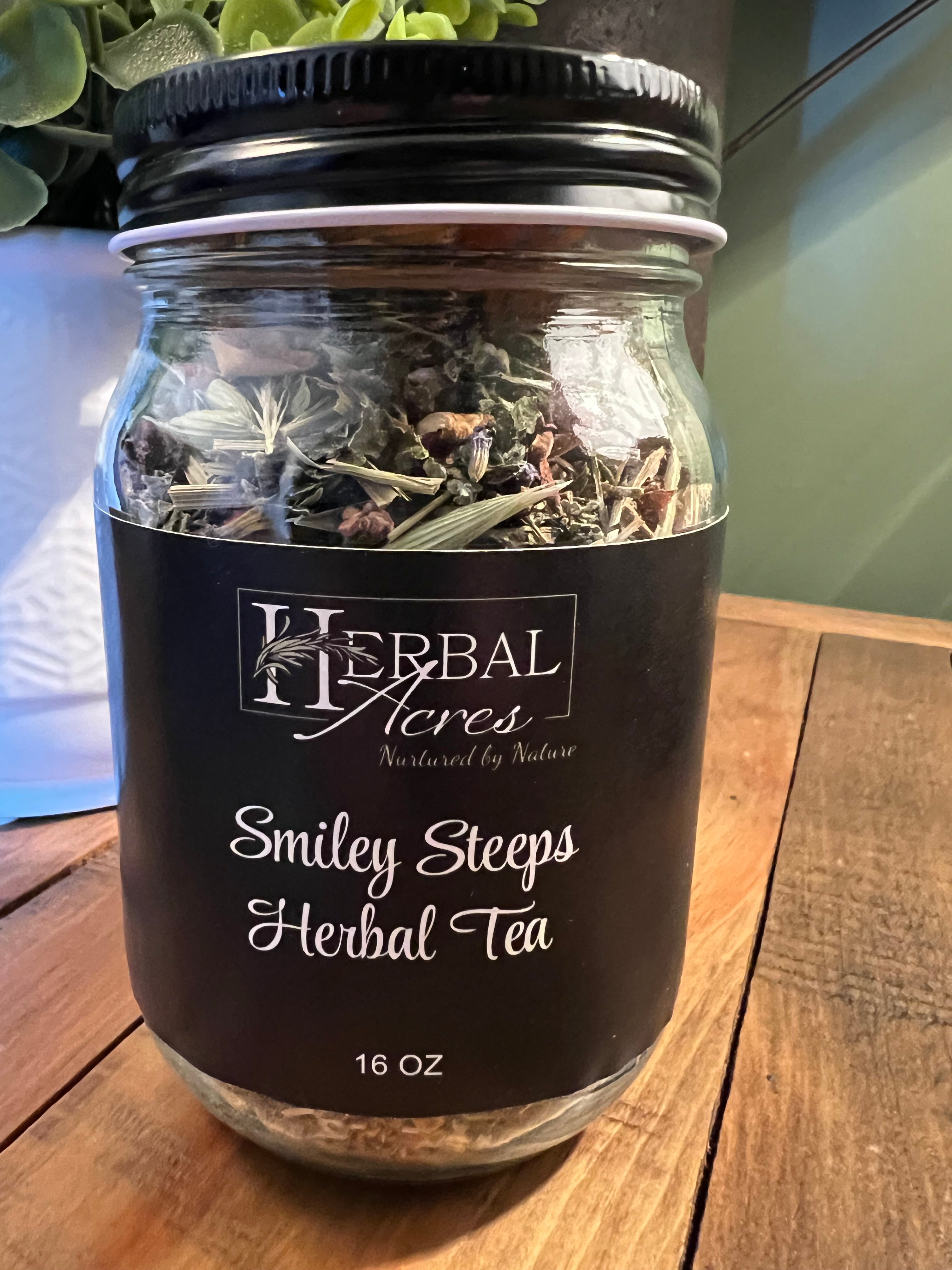 Smiley Steeps Herbal Tea Blend 16 oz