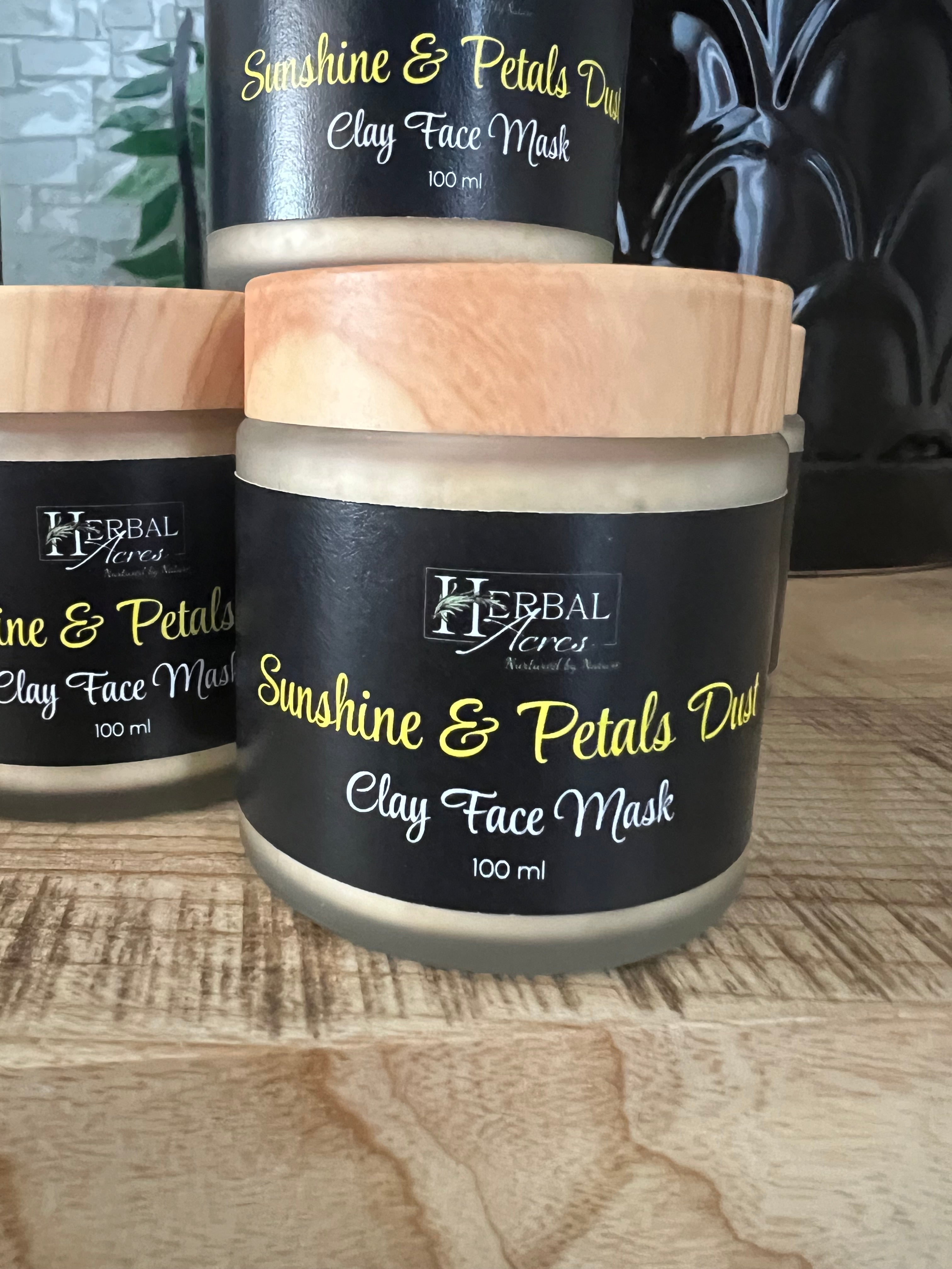 Sunshine & Petals Clay Face Mask 100ml