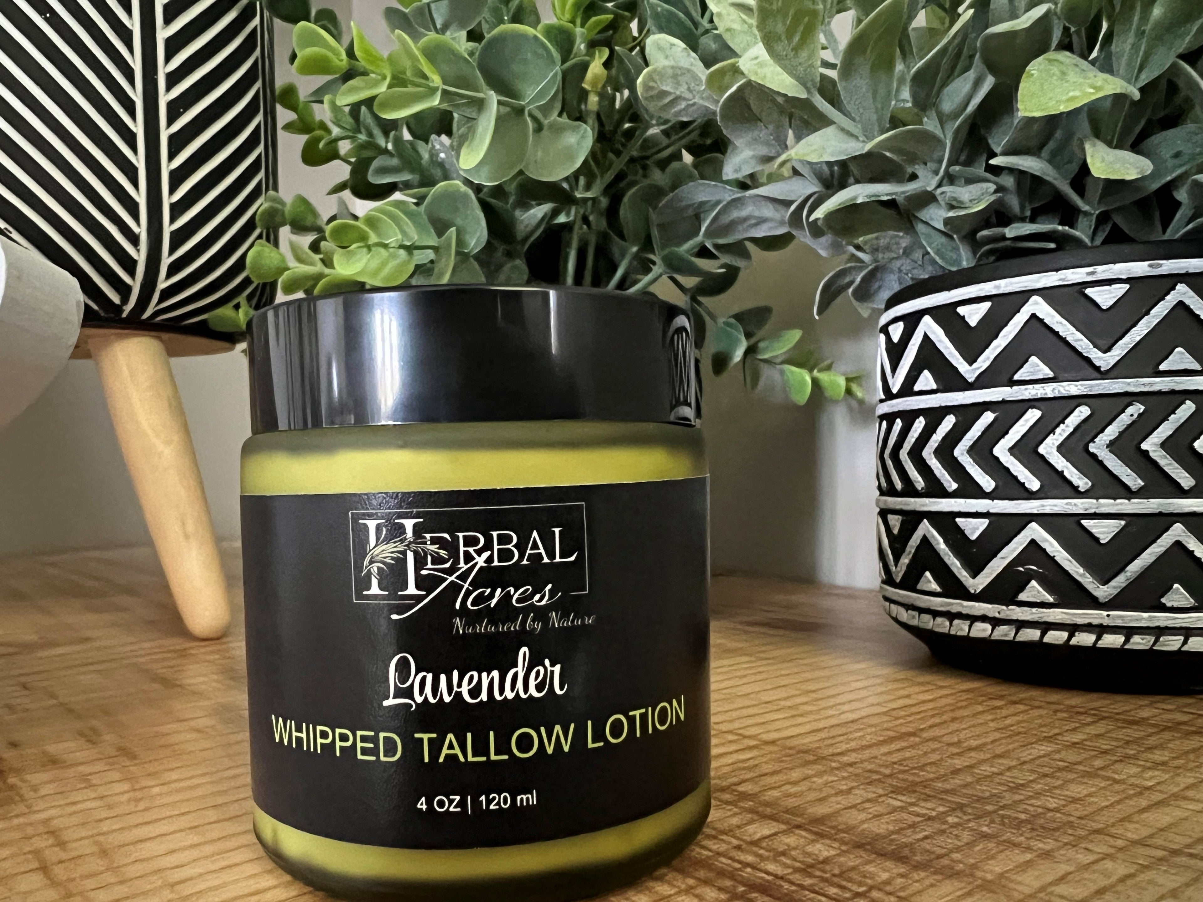 Lavender Whipped Tallow 4 oz Face & Body