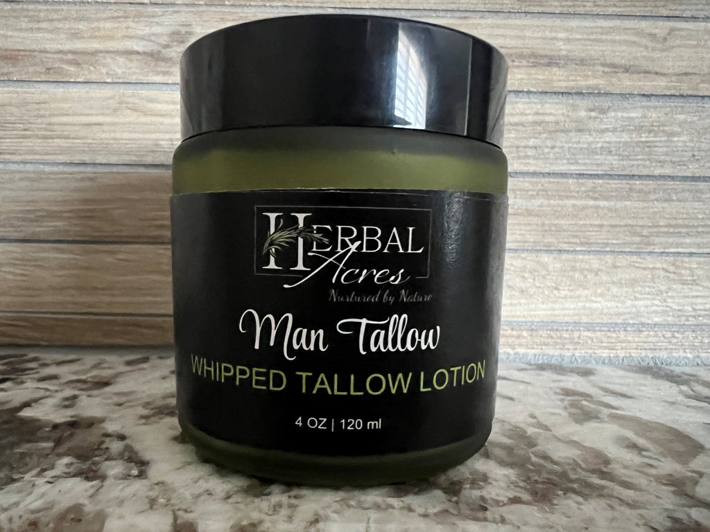 Man Tallow -Whipped Tallow 4 oz Face & Body