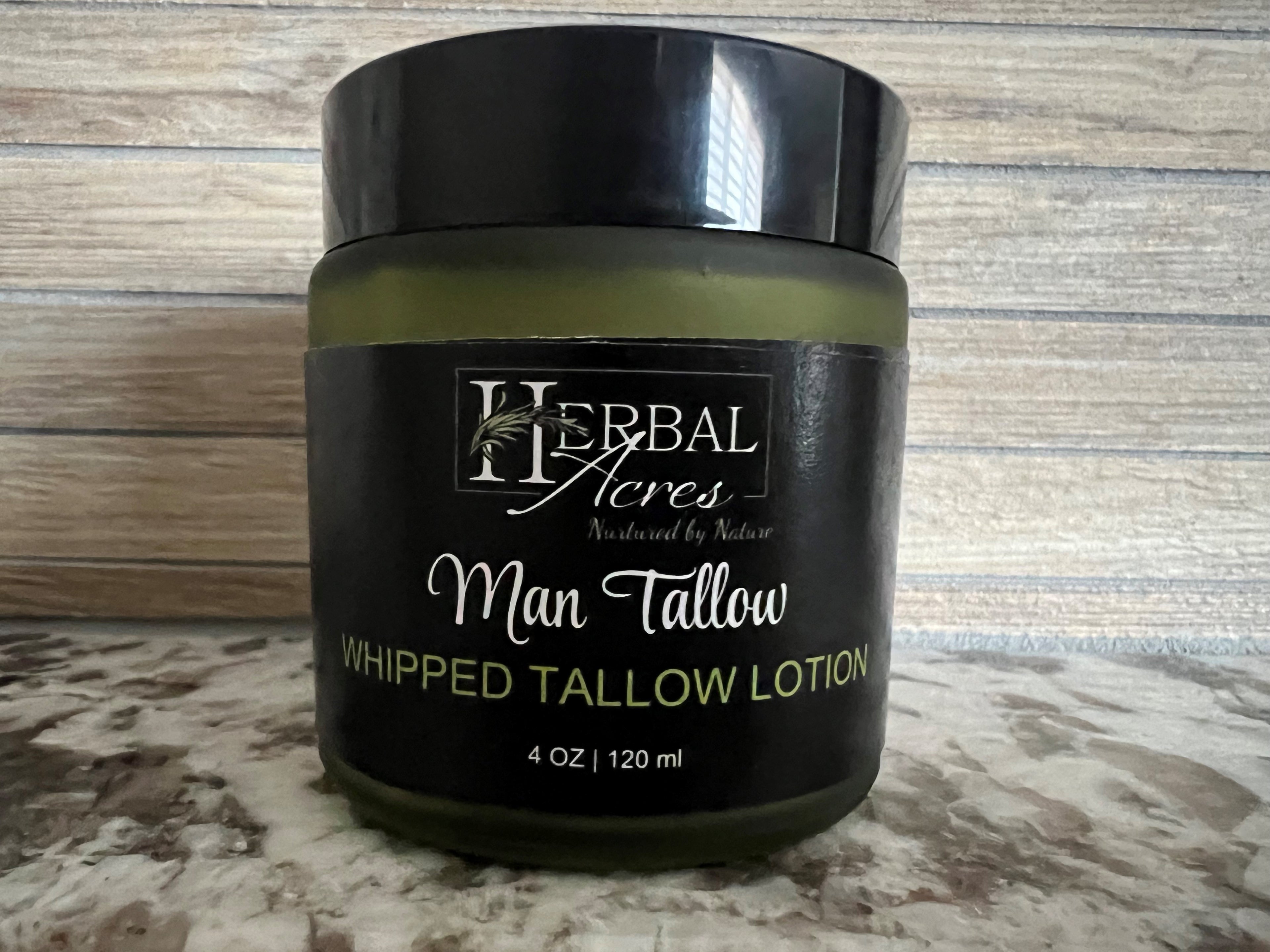 Man Tallow -Whipped Tallow 4 oz Face & Body