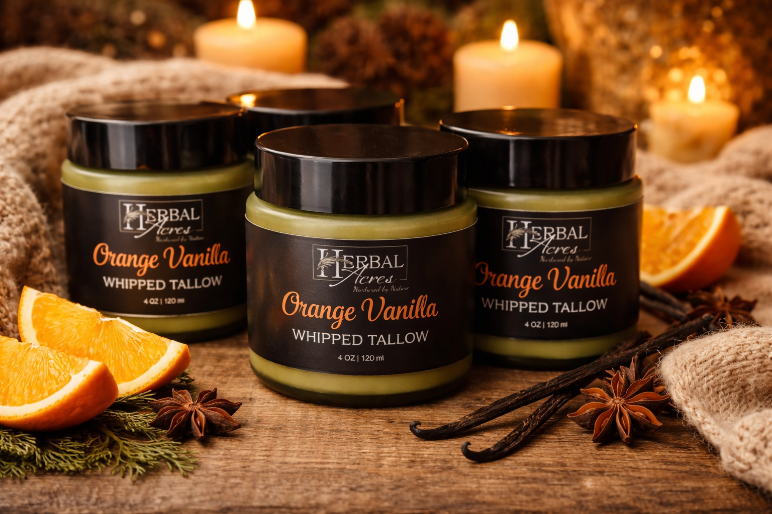 Orange Vanilla Whipped Tallow