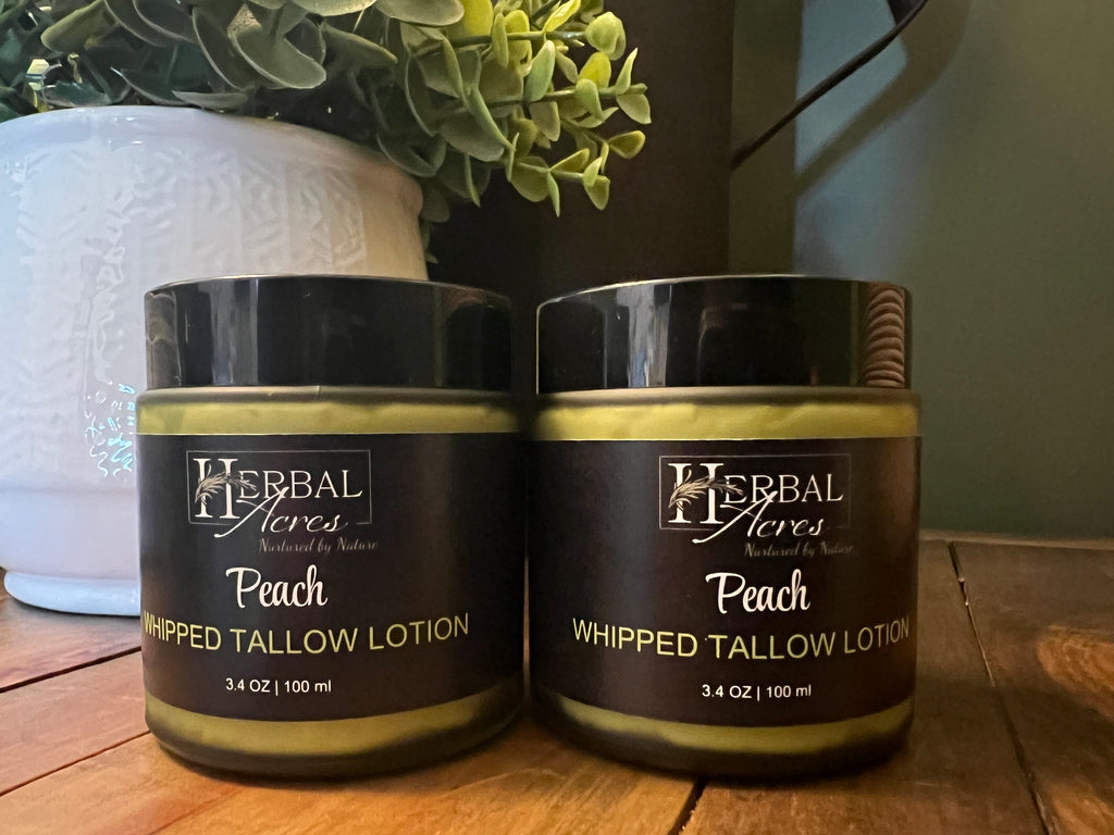Peach Whipped Tallow 4 oz Face & Body