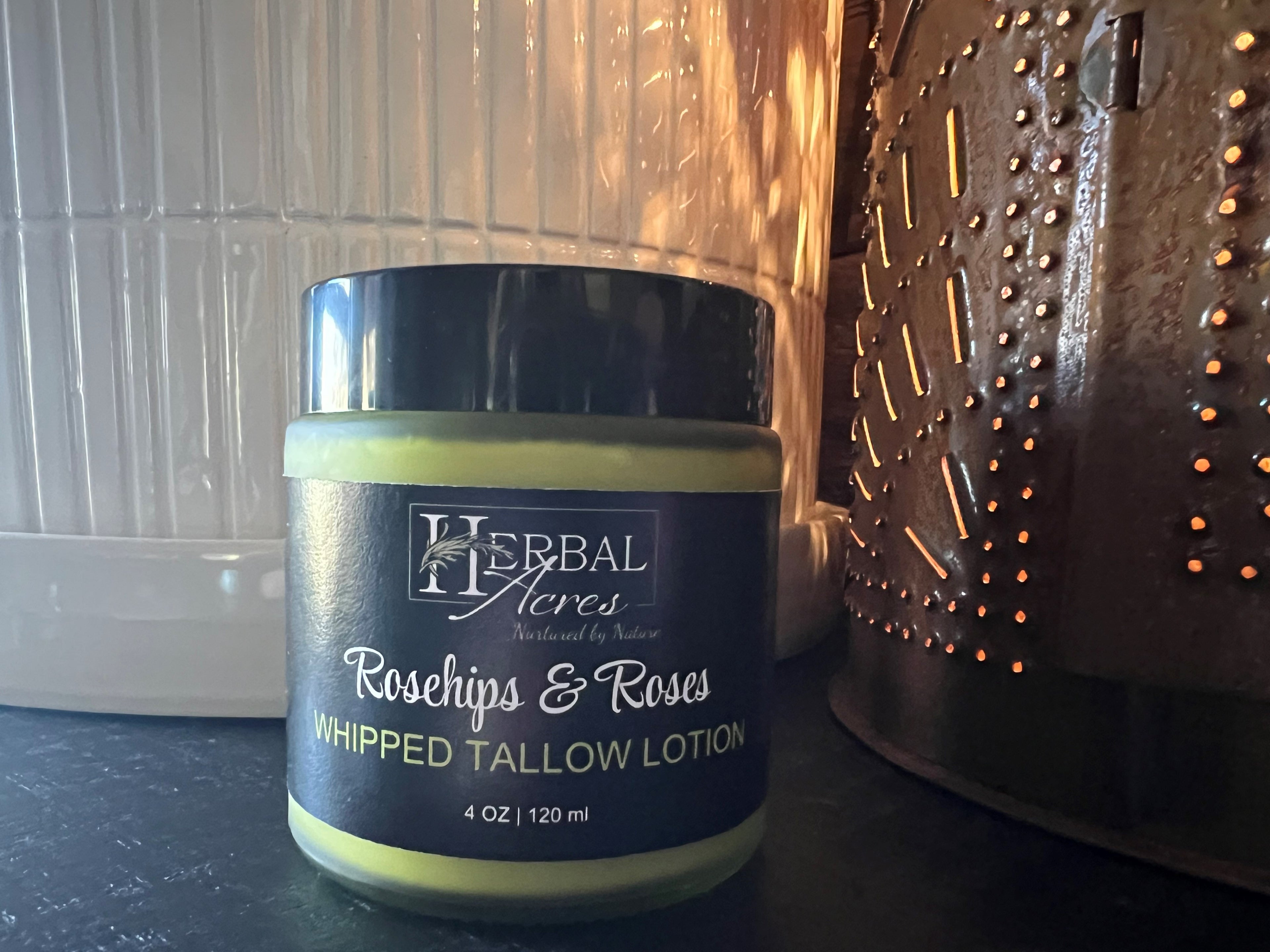 Rosehips & Roses Whipped Tallow 4 oz Face & Body