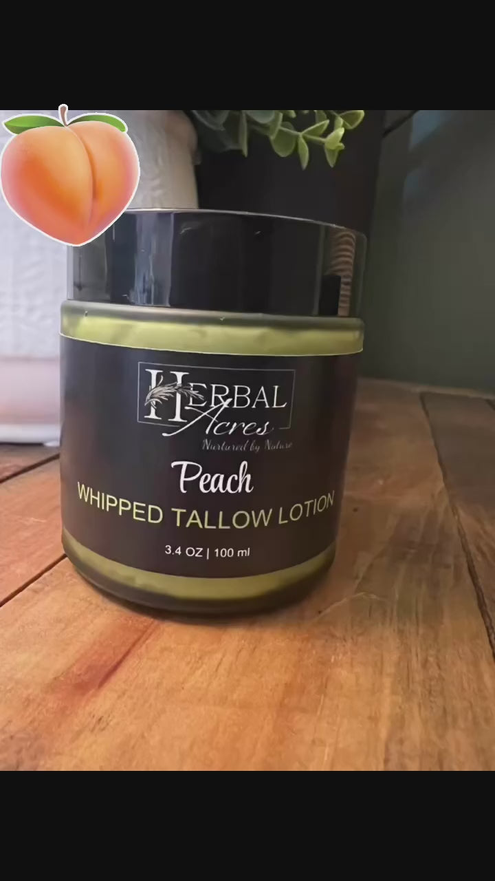 Peach Whipped Tallow 4 oz Face & Body